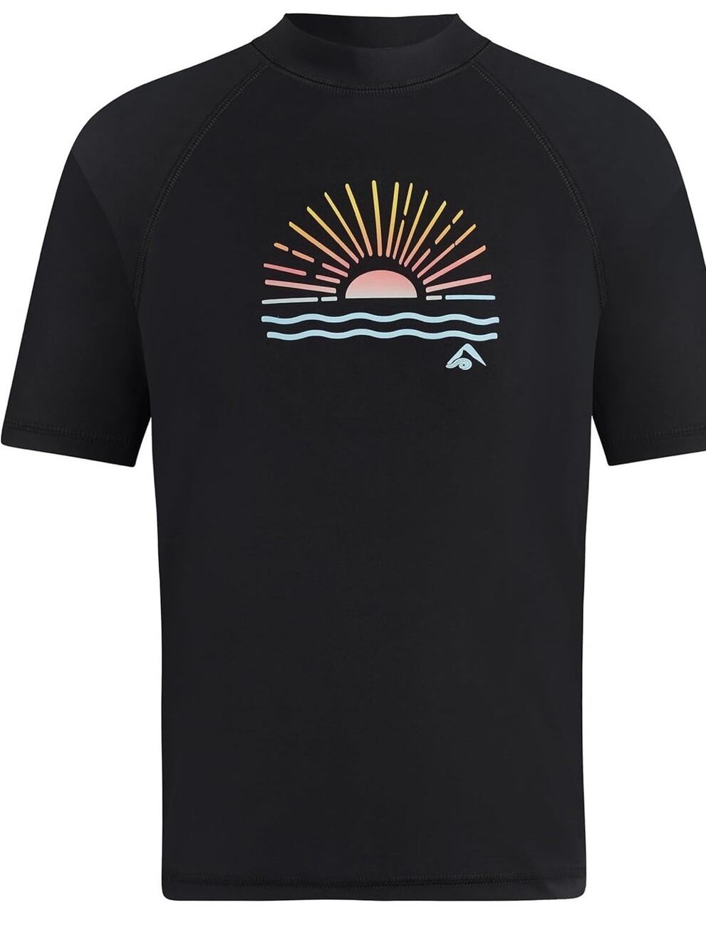 Kanu Surf Girls Rash Guard UPF 50+ Short Sleeve Swim Shirt Daria Size 8